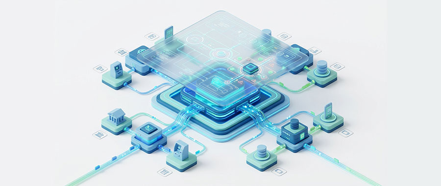 Schéma d'architecture de la plateforme auditée et cartographie de la qualité du code